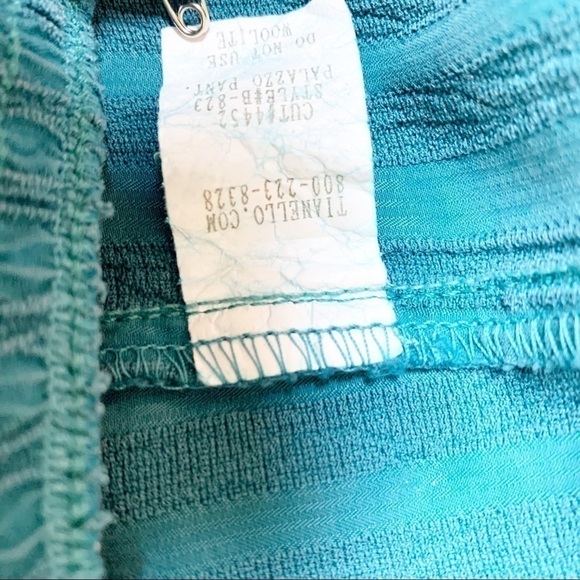 𝅺TIANELLO Whisper Knit Palazzo Pants Size S - Picture 9 of 10